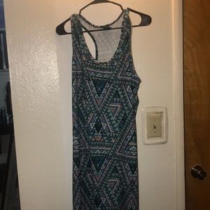 Tribal Print Maxi Dress